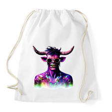 PRINTFASHION Minotaurusz_Zombi_1 - Sportzsák, Tornazsák - Fehér tornazsák
