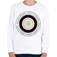 PRINTFASHION Mint a napóra - Gyerek pulóver - Fehér