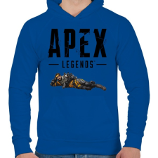 PRINTFASHION Mirage Apex legends - Férfi kapucnis pulóver - Királykék férfi pulóver, kardigán