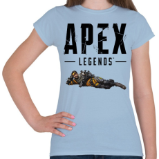 PRINTFASHION Mirage Apex legends - Női póló - Világoskék