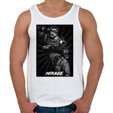 PRINTFASHION Mirage BW - Apex Legends - Férfi atléta - Fehér atléta, trikó
