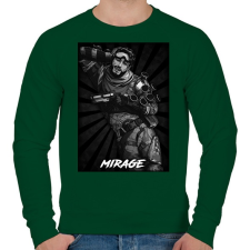 PRINTFASHION Mirage BW - Apex Legends - Férfi pulóver - Sötétzöld férfi pulóver, kardigán