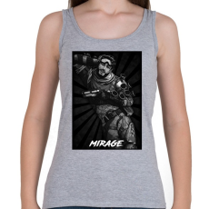 PRINTFASHION Mirage BW - Apex Legends - Női atléta - Sport szürke