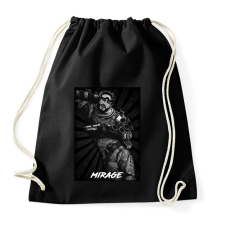 PRINTFASHION Mirage BW - Apex Legends - Sportzsák, Tornazsák - Fekete tornazsák