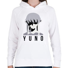 PRINTFASHION Mirai Nikki - Yuno - Női kapucnis pulóver - Fehér