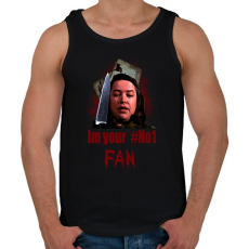 PRINTFASHION MISERY2 - Férfi atléta - Fekete