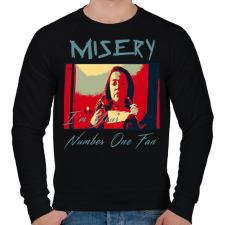 PRINTFASHION misery-hope poster - Férfi pulóver - Fekete férfi pulóver, kardigán