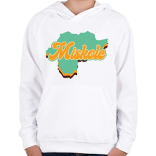 PRINTFASHION Miskolc - Gyerek kapucnis pulóver - Fehér gyerek pulóver, kardigán