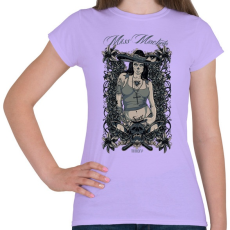 PRINTFASHION Miss macséta - Női póló - Viola
