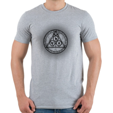 PRINTFASHION misztikus2 - Férfi póló - Sport szürke