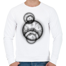 PRINTFASHION misztikus6 - Férfi pulóver - Fehér