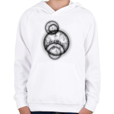 PRINTFASHION misztikus6 - Gyerek kapucnis pulóver - Fehér