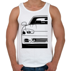 PRINTFASHION Mitsubishi 3000 GT - Férfi atléta - Fehér