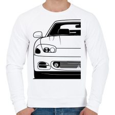 PRINTFASHION Mitsubishi 3000 GT - Férfi pulóver - Fehér férfi pulóver, kardigán