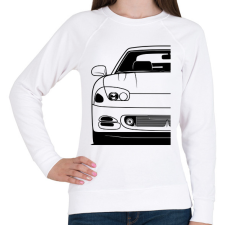 PRINTFASHION Mitsubishi 3000 GT - Női pulóver - Fehér női pulóver, kardigán