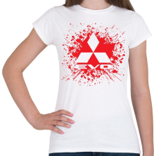 PRINTFASHION Mitsubishi Lancer Evo - Női póló - Fehér női póló