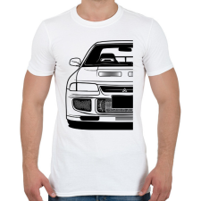 PRINTFASHION Mitsubishi Lancer GSR Evo 3 (1) - Férfi póló - Fehér férfi póló