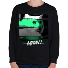 PRINTFASHION Mivan? - Gyerek pulóver - Fekete gyerek pulóver, kardigán