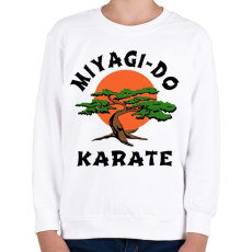 PRINTFASHION Miyagi-Do Karate - Gyerek pulóver - Fehér