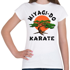 PRINTFASHION Miyagi-Do Karate - Női póló - Fehér női póló