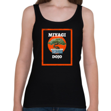 PRINTFASHION Miyagi do - Női atléta - Fekete női trikó