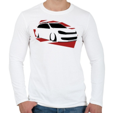 PRINTFASHION MK6 - Férfi hosszú ujjú póló - Fehér férfi póló