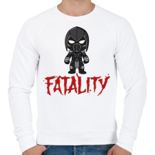 PRINTFASHION MK Noob Saibot - Férfi pulóver - Fehér férfi pulóver, kardigán