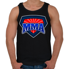 PRINTFASHION MMA - Férfi atléta - Fekete