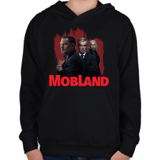 PRINTFASHION Mobland - Gyerek kapucnis pulóver - Fekete