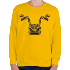 PRINTFASHION Moci - Gyerek pulóver - Sárga gyerek pulóver, kardigán
