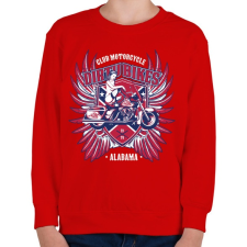PRINTFASHION Mocskos motorok - Gyerek pulóver - Piros gyerek pulóver, kardigán