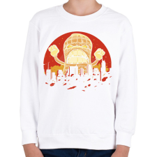 PRINTFASHION Mogyoró szörny - Gyerek pulóver - Fehér gyerek pulóver, kardigán