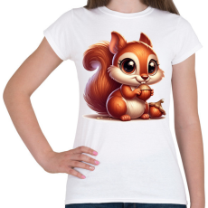 PRINTFASHION mókus1 - Női póló - Fehér