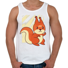 PRINTFASHION Mókus - Férfi atléta - Fehér