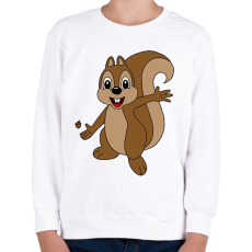 PRINTFASHION Mókus  - Gyerek pulóver - Fehér