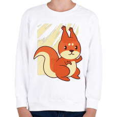 PRINTFASHION Mókus - Gyerek pulóver - Fehér