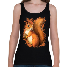 PRINTFASHION Mókus - Női atléta - Fekete női trikó