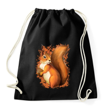PRINTFASHION Mókus - Sportzsák, Tornazsák - Fekete tornazsák