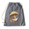 PRINTFASHION Mókusok - Sportzsák, Tornazsák - Grafitszürke