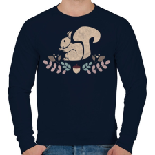 PRINTFASHION Mókusos - Férfi pulóver - Sötétkék férfi pulóver, kardigán