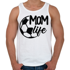 PRINTFASHION Mom life - Férfi atléta - Fehér