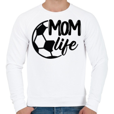 PRINTFASHION Mom life - Férfi pulóver - Fehér férfi pulóver, kardigán