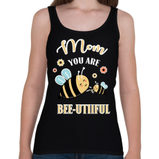 PRINTFASHION Mom you are bee-utiful! - Női atléta - Fekete