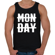 PRINTFASHION MONDAY - Férfi atléta - Fekete