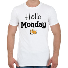 PRINTFASHION Monday - Férfi póló - Fehér férfi póló