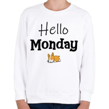 PRINTFASHION Monday - Gyerek pulóver - Fehér gyerek pulóver, kardigán