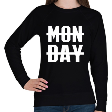 PRINTFASHION MONDAY - Női pulóver - Fekete női pulóver, kardigán