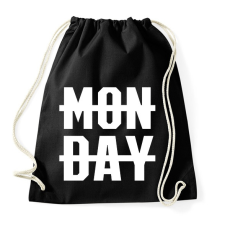 PRINTFASHION MONDAY - Sportzsák, Tornazsák - Fekete tornazsák