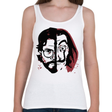 PRINTFASHION Money Heist - A Nagy Pénzrablás - La Casa de Papel - Női atléta - Fehér