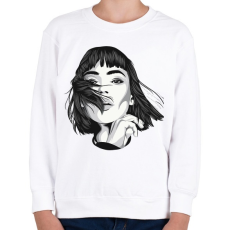 PRINTFASHION Money Heist TOKIO - Gyerek pulóver - Fehér